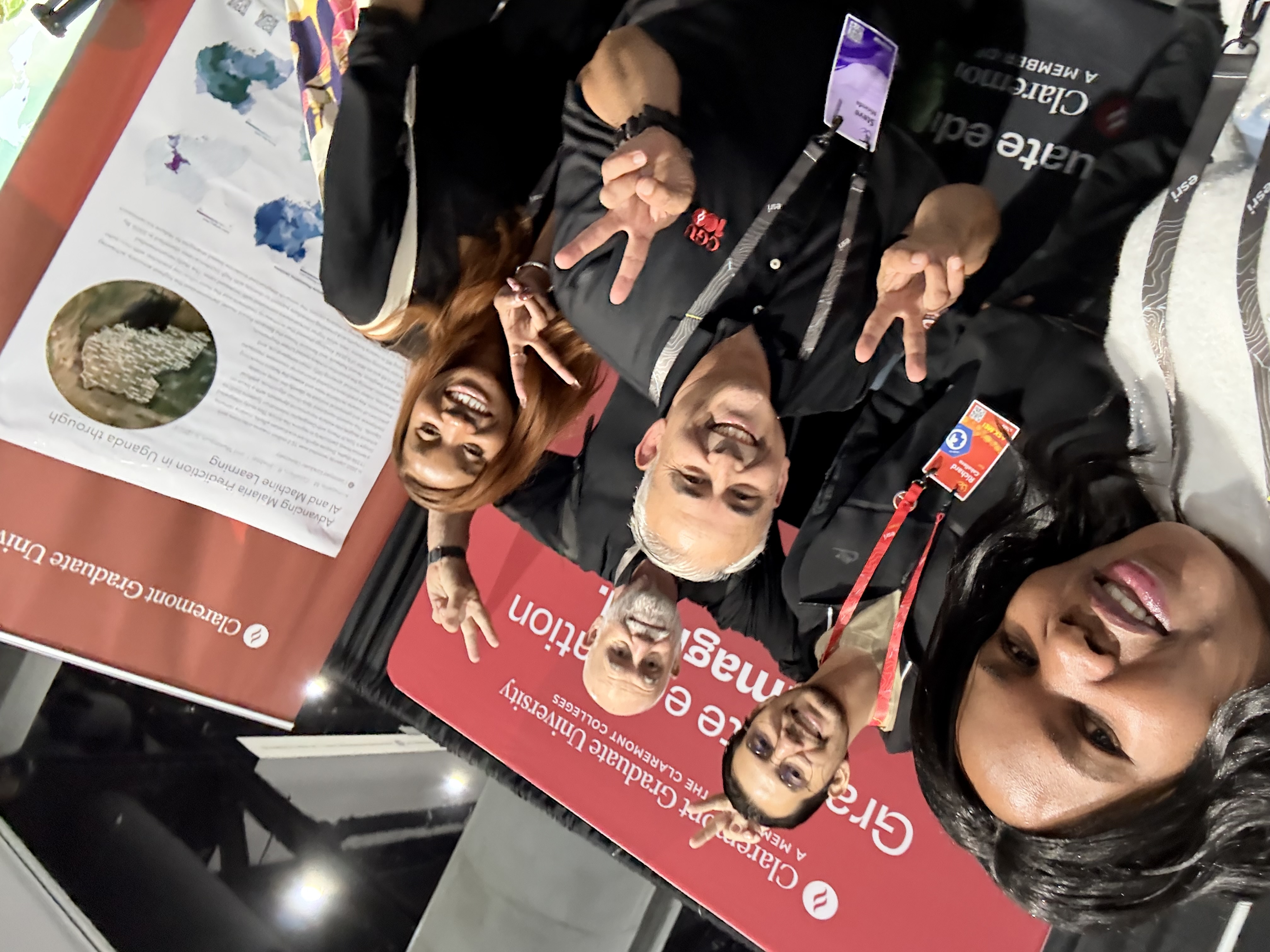 Maria representing Claremont Graduate University as an exhibitor at the 2026 Esri User Conference in San Diego, California, July 13–17, 2026.